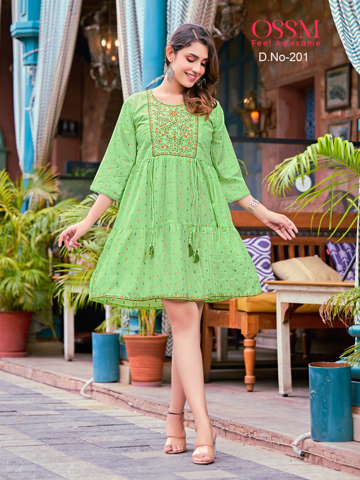 Lifestyle Vol 2 By Ossm Short Party Wear Kurtis Catalog
